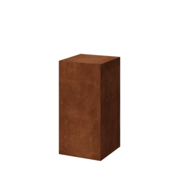 Podstavek iz jekla corten Ohio 40 x 40 x 80 cm