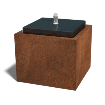 Vodna funkcija iz jeklo corten 50 x 50 x 40 cm