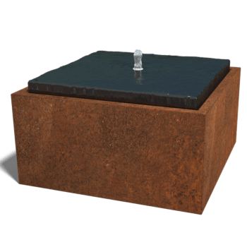 Vodna funkcija iz jeklo corten 80 x 80 x 40 cm