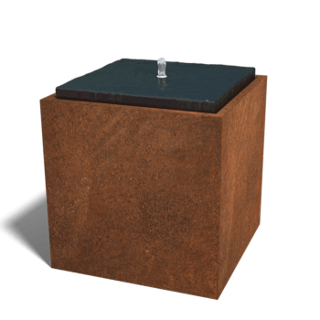 Vodna funkcija iz jeklo corten 80 x 80 x 80 cm