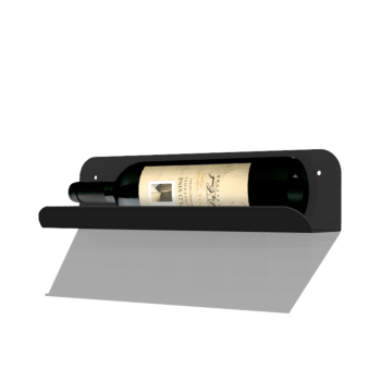 Polica za vino iz prašno barvanega jekla Lazio 35 cm