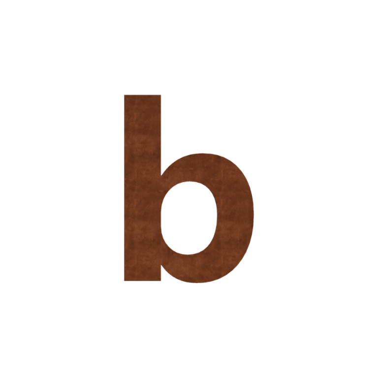 Hišna številka iz jekla corten b - 43,1 cm