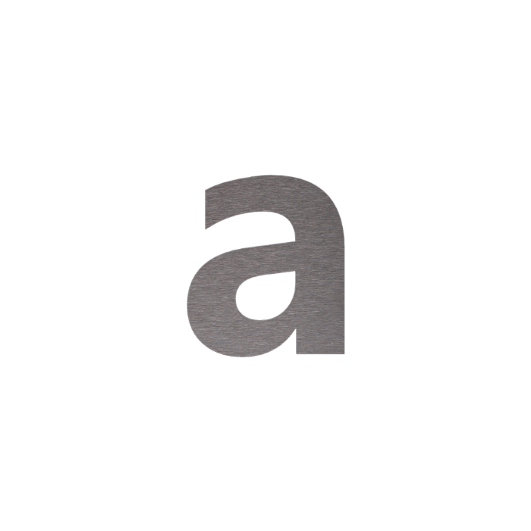 Hišne številka iz nerjavečega jekla (rezina) a - 10 cm