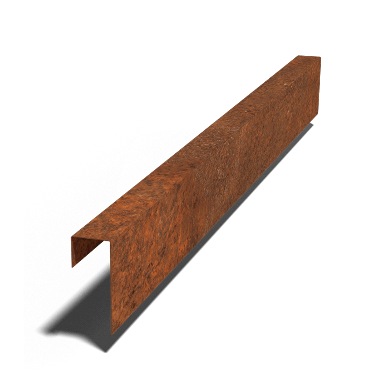 U profil iz jekla corten 15 x 6 x 5 cm (dolžina 150 cm)