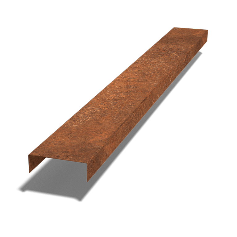 U profil iz jekla corten 5 x 15 x 5 cm (dolžina 150 cm)