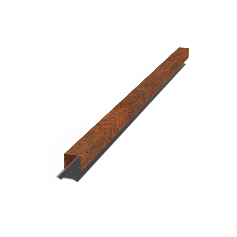 U profil iz jekla corten 5 x 6 x 5 cm (dolžina 150 cm)