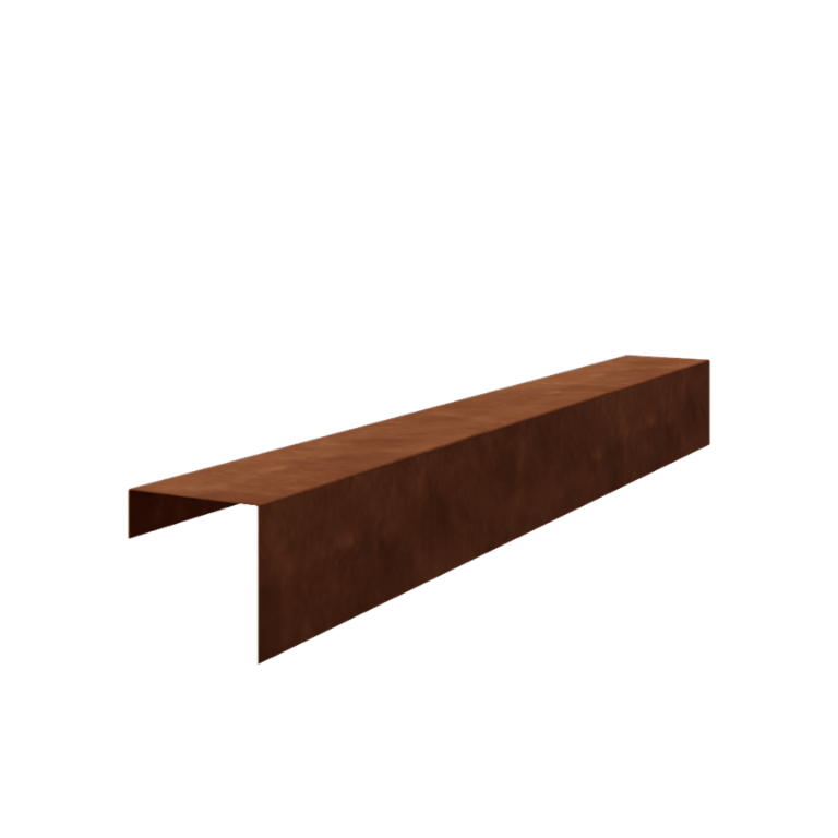 U profil iz jekla corten 15 x 15 x 5 cm (dolžina 150 cm)
