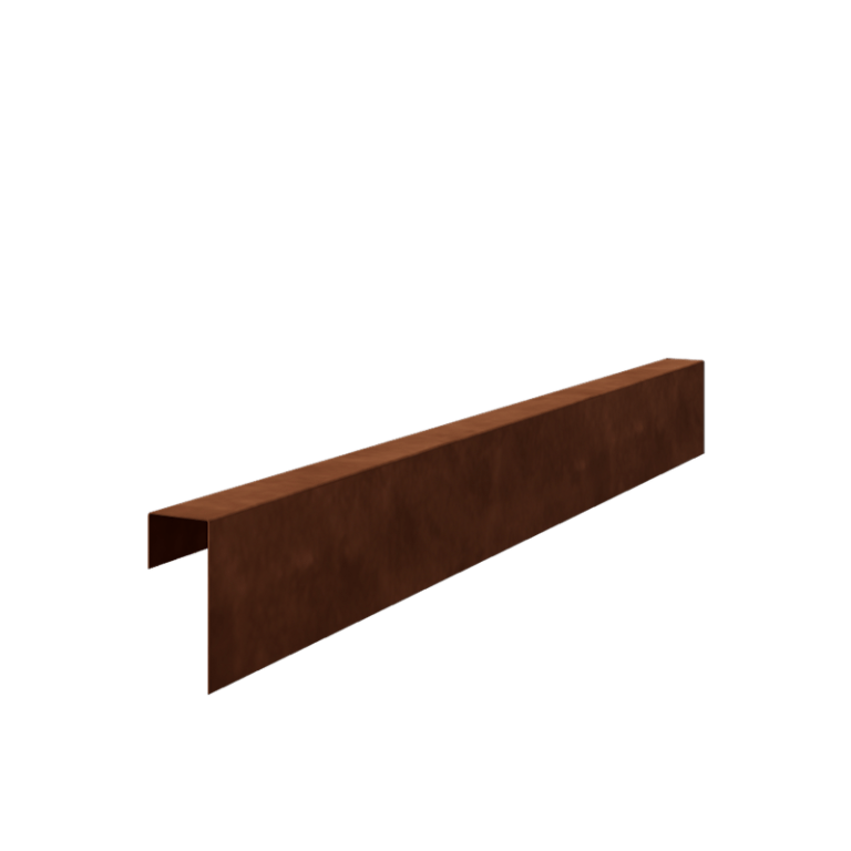 U profil iz jekla corten 15 x 6 x 5 cm (dolžina 150 cm)