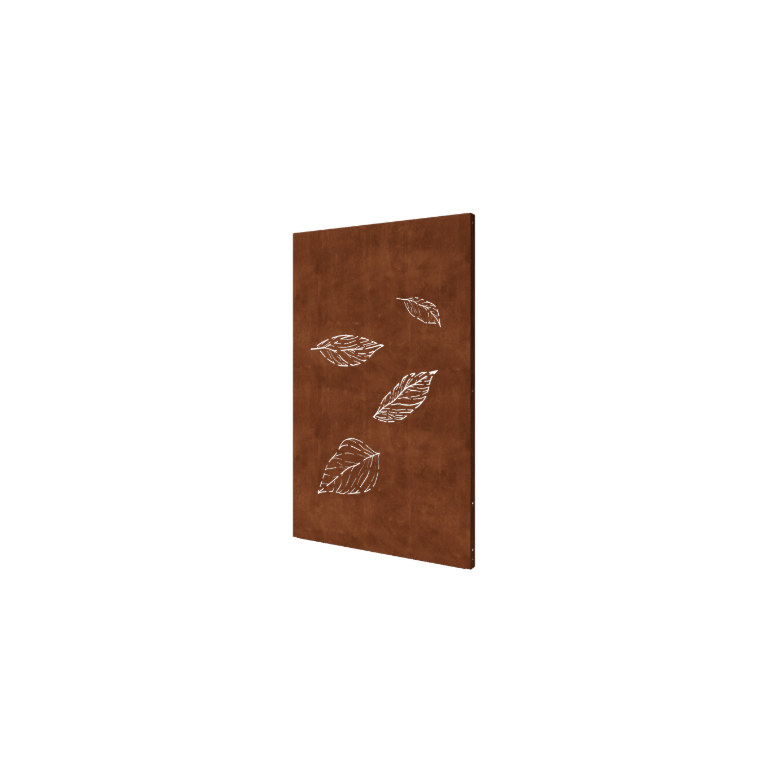 Corten jekleni panel - Listi 3 - 120 x 6 x 190 cm