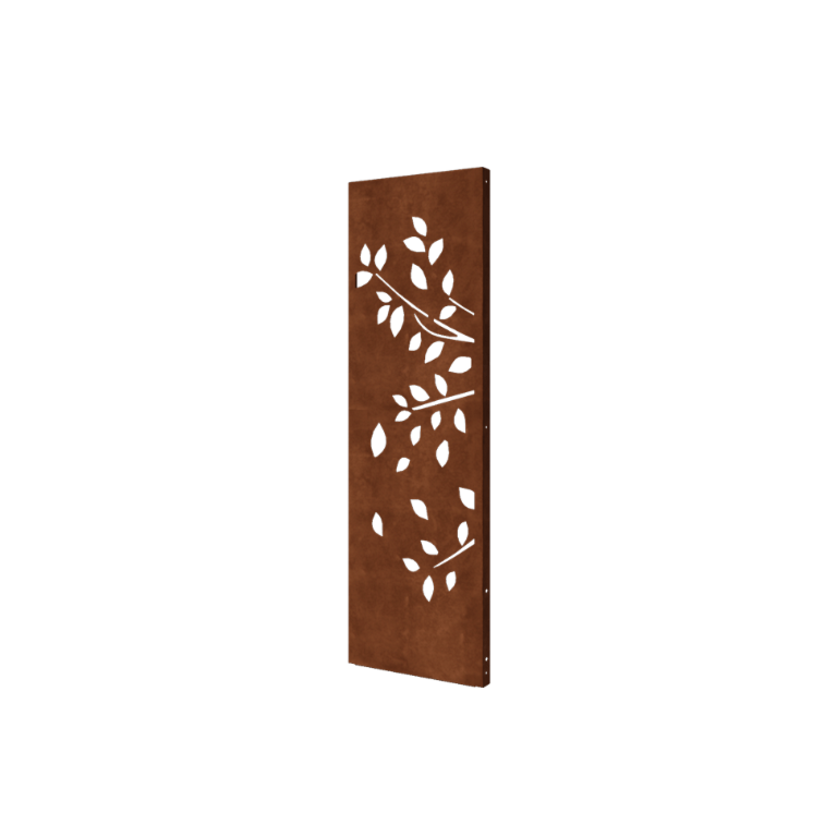 Vrtna plošča iz jekla corten drevo del 1 60 x 6 x 190 cm