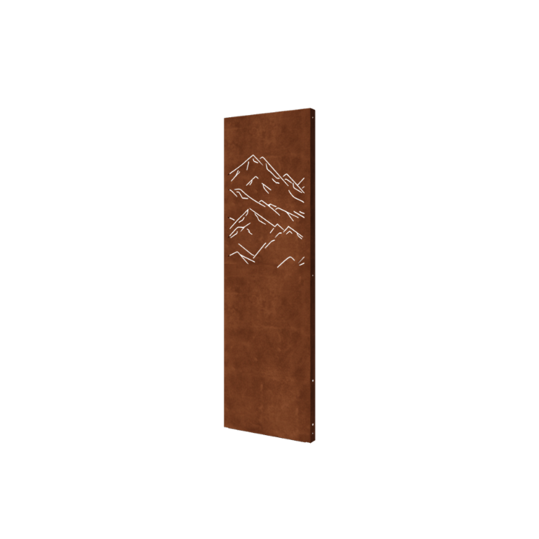 Corten jekleni panel - Gore 3 - 60 x 6 x 190 cm