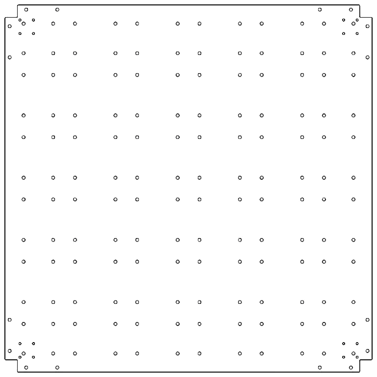 Osnovna plošča pocinkano jeklo 120 x 120 cm