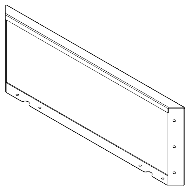 Vrtna plošča iz jekla corten 30 x 80 cm Vrtna plošča iz jekla corten 30 x 80 cm