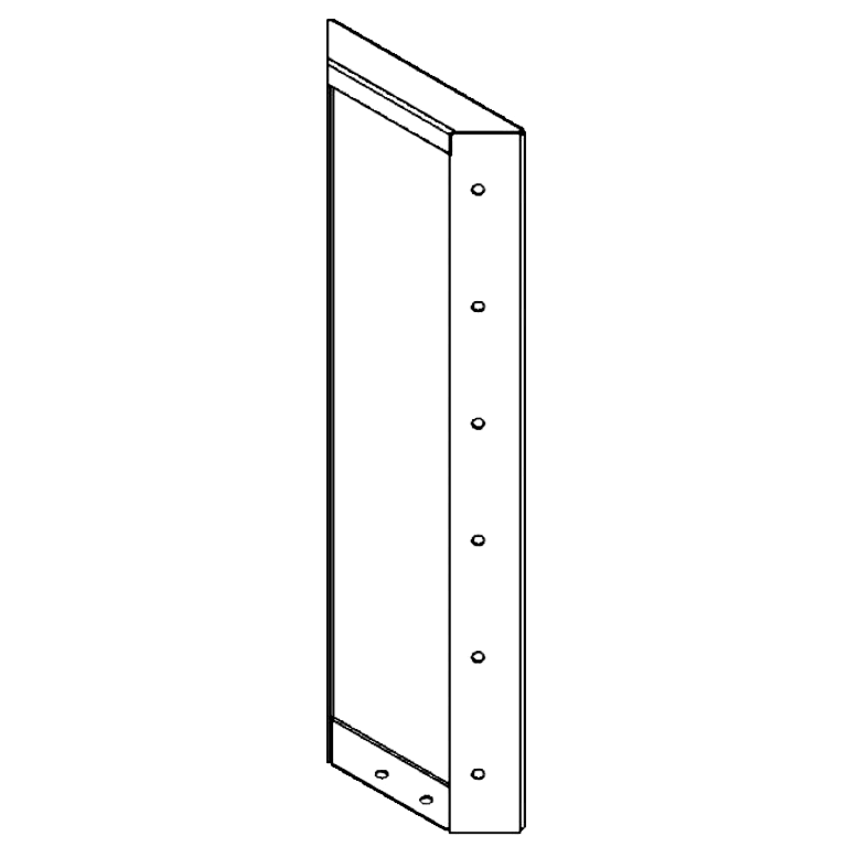 Vrtna plošča iz jekla corten 60 x 20 cm Vrtna plošča iz jekla corten 60 x 20 cm