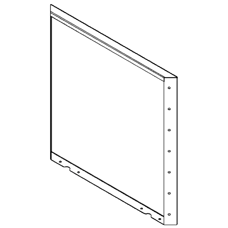 Vrtna plošča iz prašno barvanega jekla 70 x 70 cm Vrtna plošča iz prašno barvanega jekla 70 x 70 cm