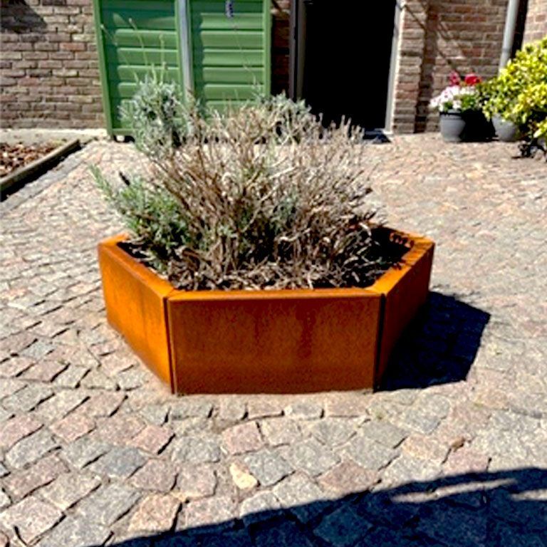 Korito za rože iz jekla corten Denver 40