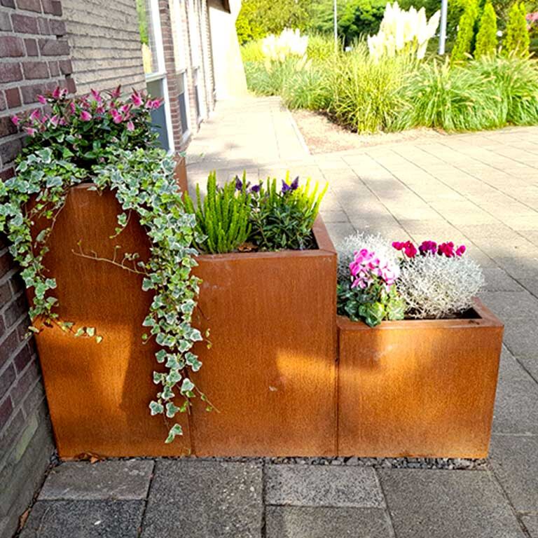 Korito za rože iz jekla corten Miami special III 40