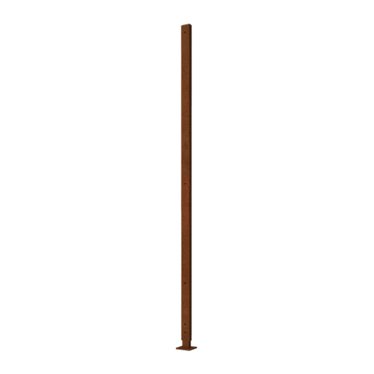 Stojalo iz jekla corten ravno ravna podlaga s 190 x 6 x 3 cm