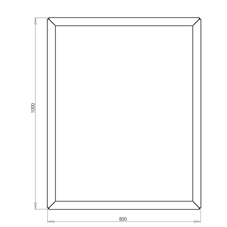 Korito za rože iz jekla corten Teksas 80 x 100 cm