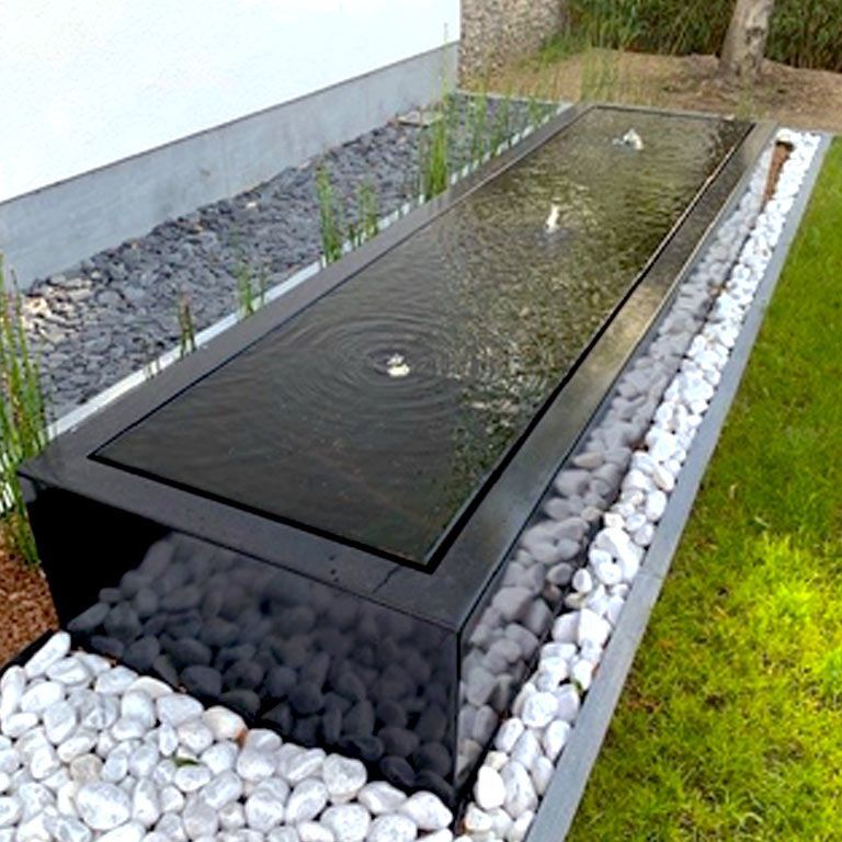 Fontana iz aluminija 300 x 80 x 40 cm