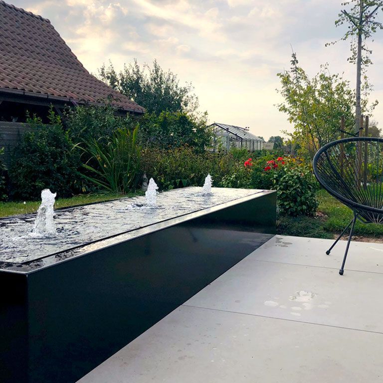 Fontana iz aluminija 300 x 80 x 40 cm