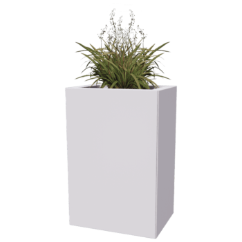 Korito za rože iz prašno barvanega jekla Teksas 30 x 40 cm