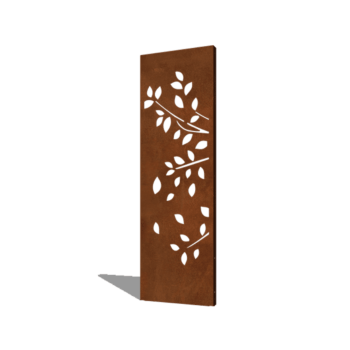 Vrtna plošča iz jekla corten drevo del 1 60 x 6 x 190 cm