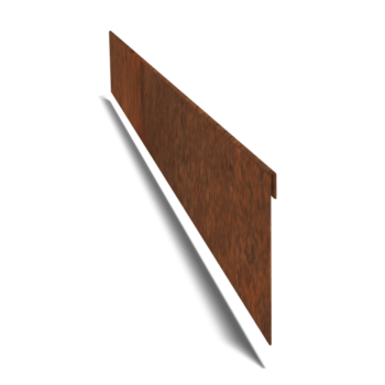 Obrobe za gredice iz jekla corten sploščeno 13 cm (dolžina 240 cm)
