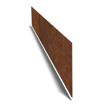 Obrobe za gredice iz jekla corten ravno 15 cm (dolžina 150 cm)