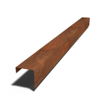 U profil iz jekla corten 15 x 15 x 5 cm (dolžina 240 cm)