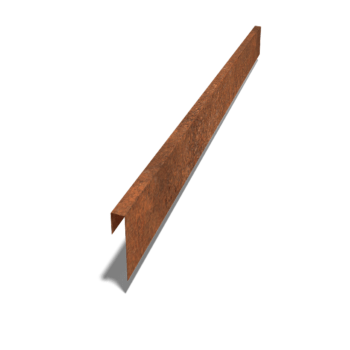 U profil iz jekla corten 15 x 5 x 5 cm (dolžina 240 cm)
