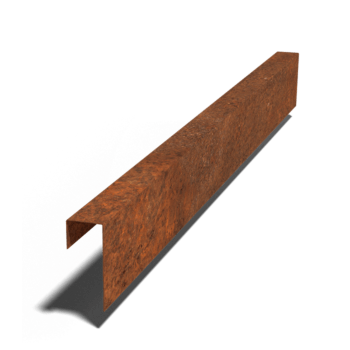 U profil iz jekla corten 15 x 6 x 5 cm (dolžina 150 cm)
