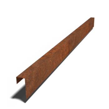 U profil iz jekla corten 15 x 6 x 5 cm (dolžina 240 cm)