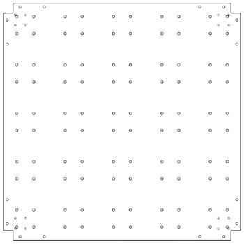 Osnovna plošča pocinkano jeklo 100 x 100 cm