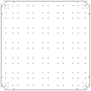 Osnovna plošča pocinkano jeklo 120 x 120 cm