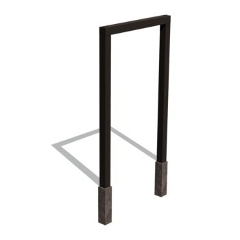 Pergola iz prašno barvanega jekla ravno 150 cm