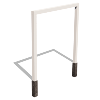 Pergola iz prašno barvanega jekla ravno 250 cm