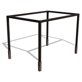 Pergola iz prašno barvanega jekla nastavitev kvadrat 424 x 300 cm