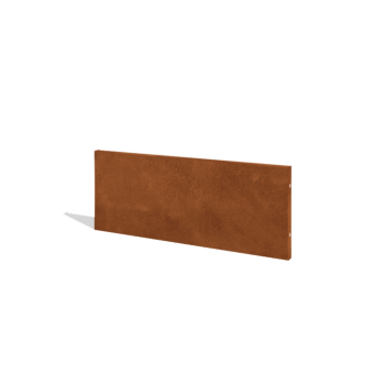 Vrtna ograja iz jekla corten H ploščo 120 x 47,5 cm