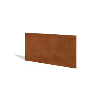 Vrtna ograja iz jekla corten H ploščo 120 x 63,3 cm