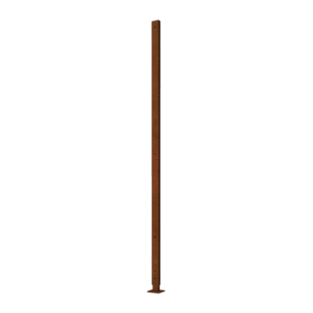 Stojalo iz jekla corten ravno ravna podlaga s 190 x 6 x 3 cm