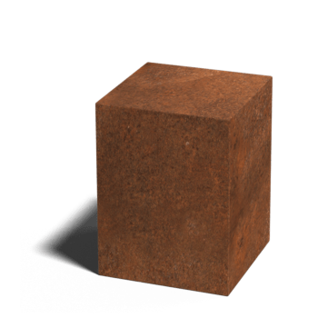 Podstavek iz jekla corten Ohio 30 x 30 x 40 cm