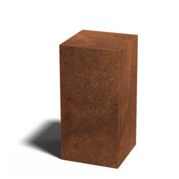 Podstavek iz jekla corten Ohio 30 x 30 x 60 cm