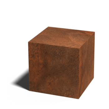 Podstavek iz jekla corten Ohio 40 x 40 x 40 cm