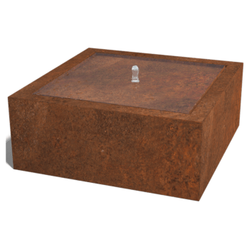 Fontana iz jekla corten 100 x 100 x 40 cm