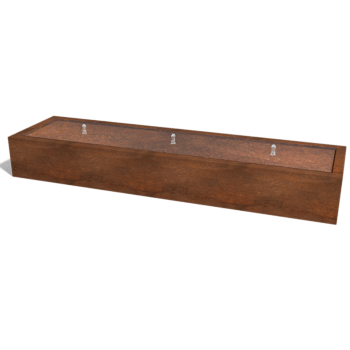 Fontana iz jekla corten 300 x 80 x 40 cm
