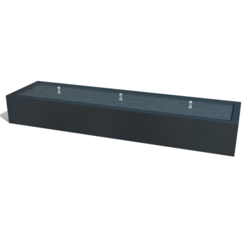 Fontana iz aluminija 300 x 80 x 40 cm
