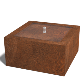 Fontana iz jekla corten 80 x 80 x 40 cm