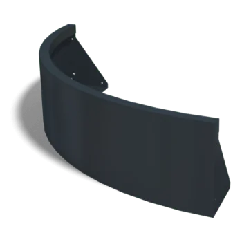 Jeklena škarpa - Zunanji lok - 100 x 100 x 30 cm