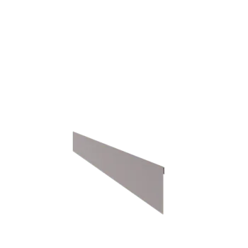 Vrtni robnik iz pocinkanega jekla - Sploščen - Višina 13 cm - 150 cm